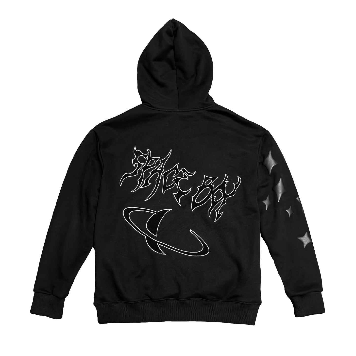 Space Boy Zip Hoodie (Black)